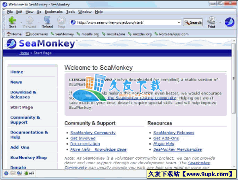 SeaMonkey Portable 英文[网络集成工具]