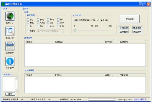 IE浏览器缓存分析器 免安装版