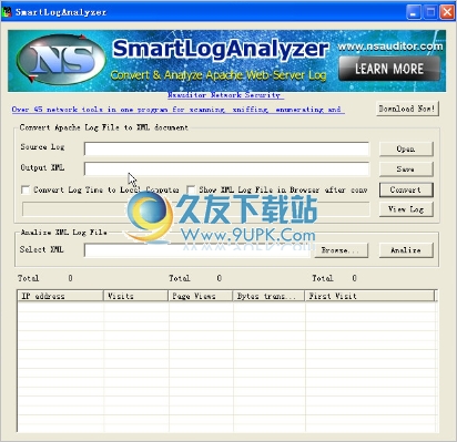 SmartLogAnalyzer 英文免安装版[Apache日志分析器]