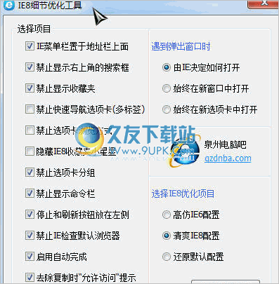IE细节优化工具 免安装