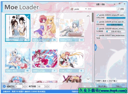 Moe Loader 免安装版[动漫图片下载工具]