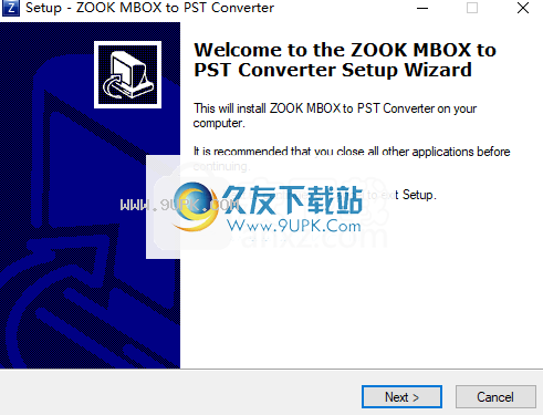 ZOOKMBOXtoPSTConverter