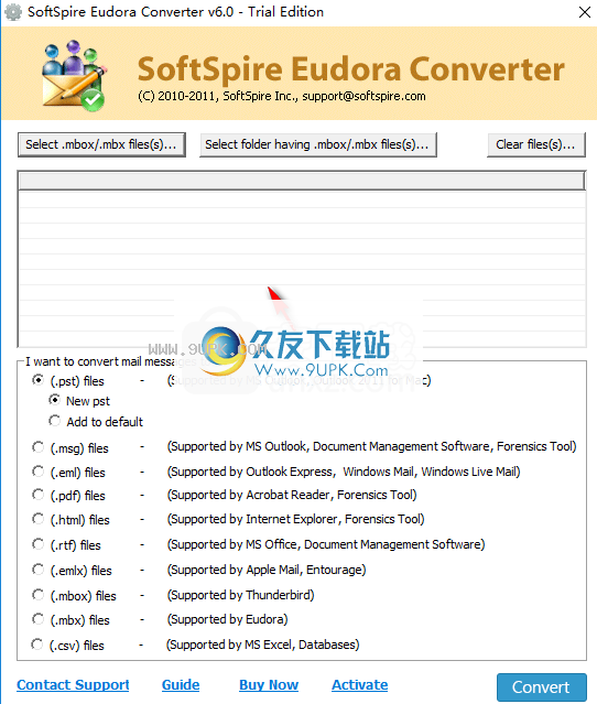 SoftSpireEudoraConverter