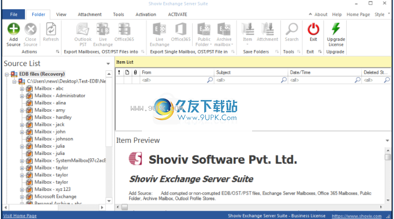 ShovivExchangeServerSuite