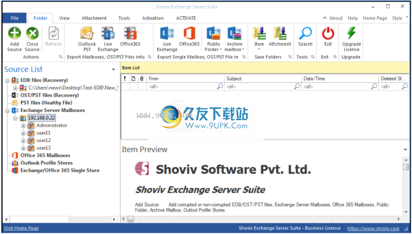 ShovivExchangeServerSuite