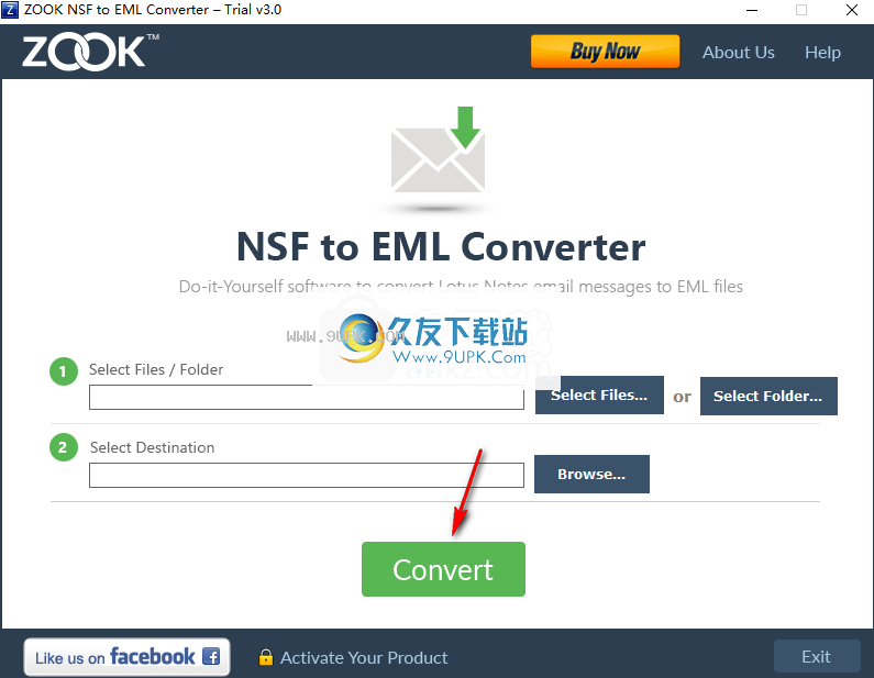 ZOOK NSF to EML Converter