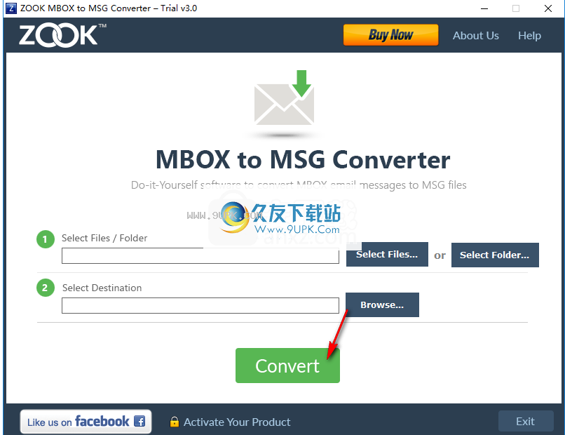 ZOOK MBOX to MSG Converter