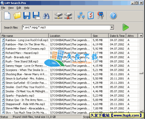 LAN Search Pro V 英文[局域网文件搜索工具]