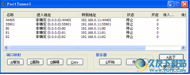 端口映射工具_PortTunnel v