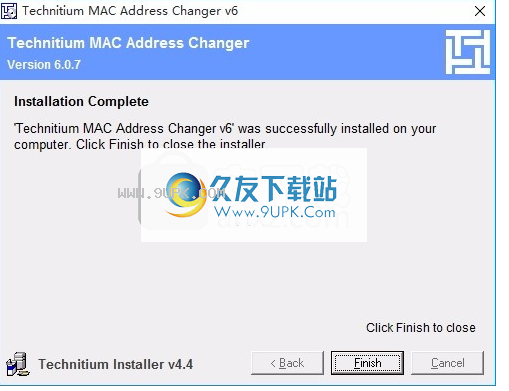 TMAC Technitium MAC Address Changer