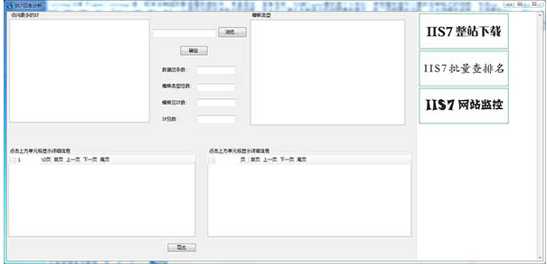 IIS日志分析软件