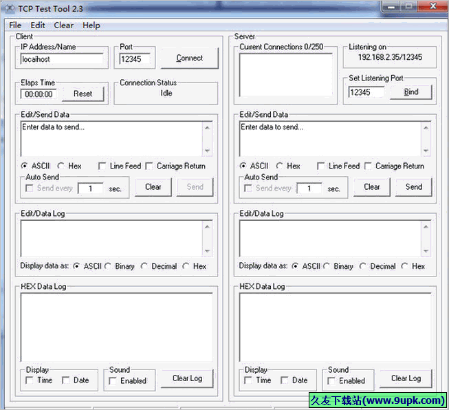 TCP Test Tool 免安装版[tcp调试软件]