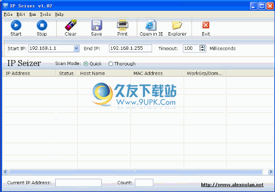 IP Seizer下载英文免安装版[IP检测器]