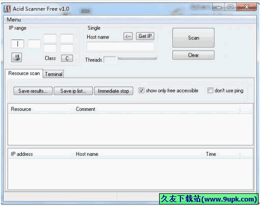 Acid Scanner Free 免安装版[网络IP资源扫描器]