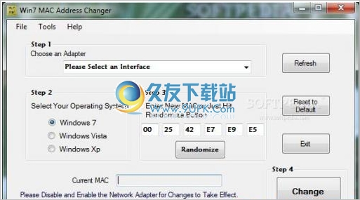 Win MAC Address Changer [网卡MAC地址更改工具]