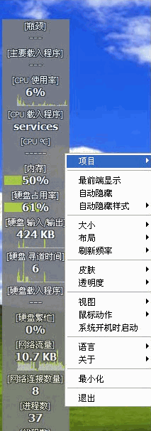 Moo System Monitor 多语免安装版[系统资源监视器]