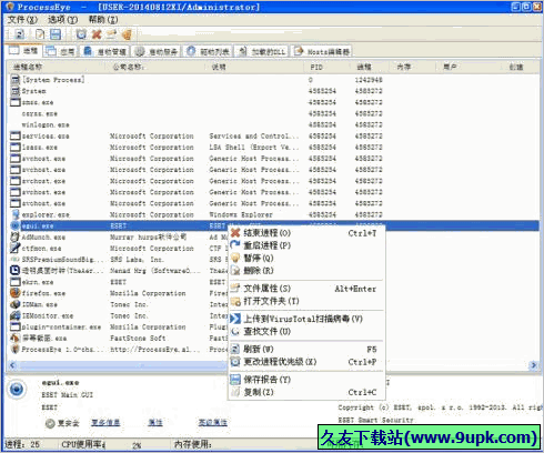 ProcessEye 中文版[系统进程管理器]