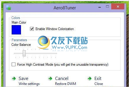 AeroTuner 正式免安装版[Win透明效果开启软件]