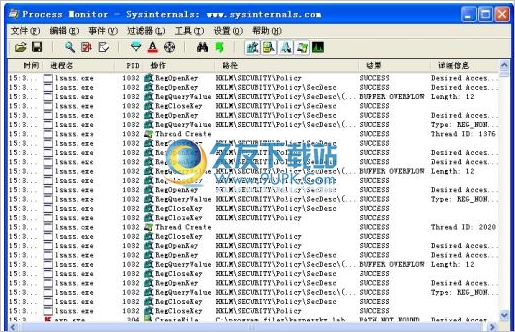 Process Monitor 英文版[监视进程]