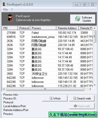 portexpert 免安装版[端口监视管理软件]