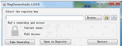 RegOwnershipEx 免安装版[一键注册表权限获取器]