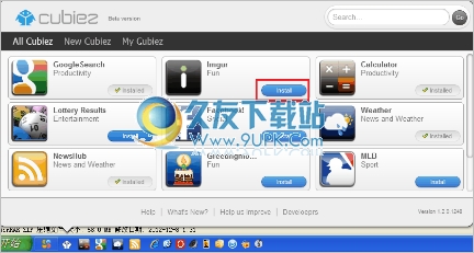 Cubiez 英文版[任务栏增强工具]