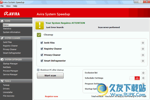 Avira System Speedup(小红伞系统优化工具箱) 注册版