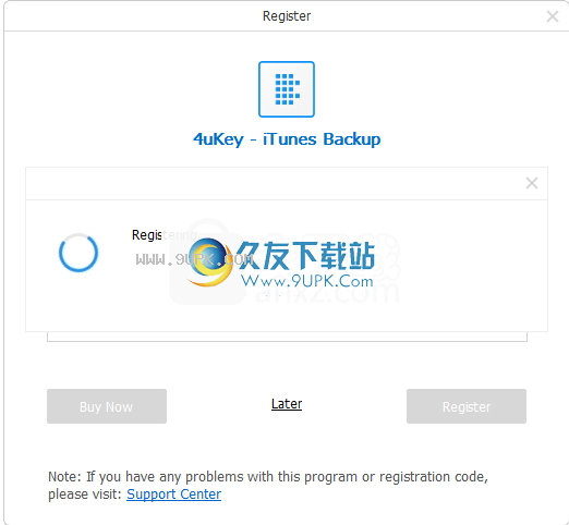 Tenorshare uKey iTunes Backup