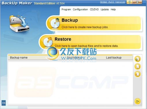 BackUp Maker Standard Edition 英文版