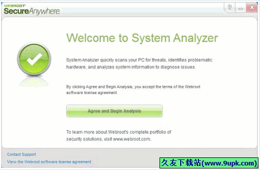 Webroot System Analyzer 免安装版[电脑系统分析器]