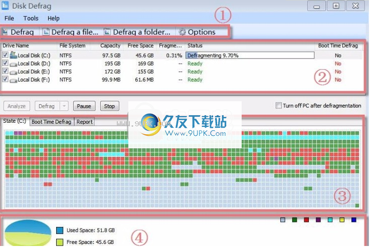 Glary Disk Defrag