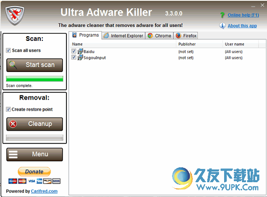 Ultra Adware Killer(广告移除软件) v