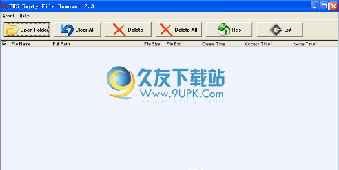 FMS Empty File Remover下载英文版[字节文件清除工具]