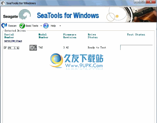 Seagate SeaTools 英文版_希捷硬盘检测程序