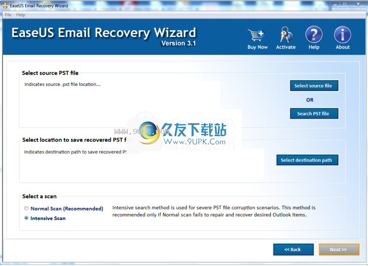 EaseUSEmailRecoveryWizard