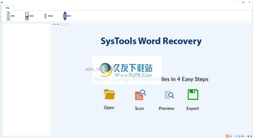 SysToolsWordRecovery