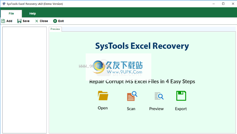 SysToolsExcelRecovery