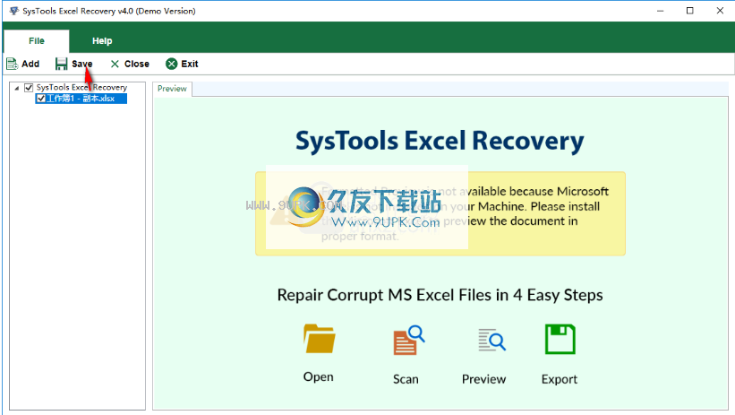 SysToolsExcelRecovery