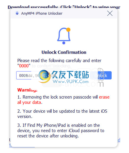 AnyMP4iPhoneUnlocker