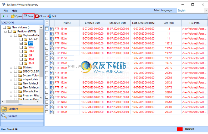 SysToolsVMwareRecovery