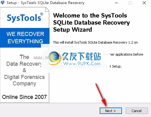 SysToolsSQLiteDatabaseRecovery