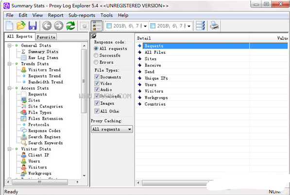 Proxy Log Explorer