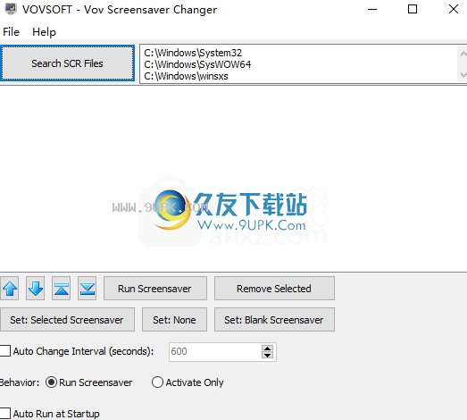 VoV Screensaver Changer