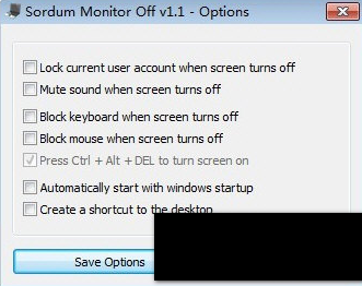 Sordum Monitor Off