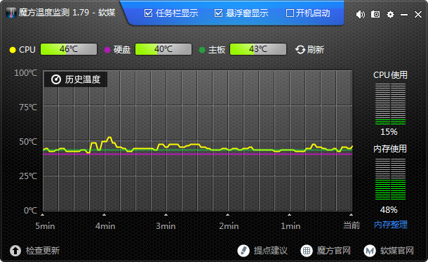 魔方温度检测