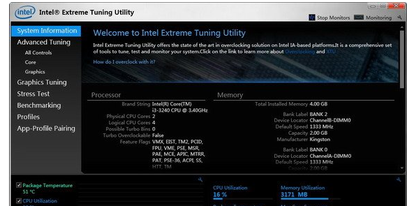 Intel Extreme Tuning Utility