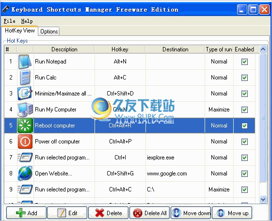 Keyboard Shortcuts Manager 正式免安装版