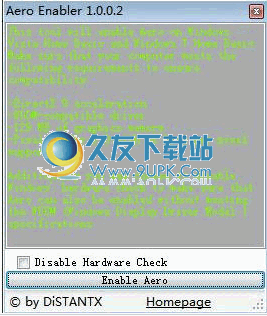 Aero Enabler 英文版[Aero界面开启器]