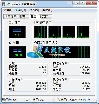 【进程查看程序】XP增强任务管理器下载v