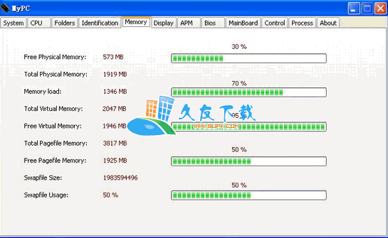 MyPC 英文版[系统综合信息查看器]